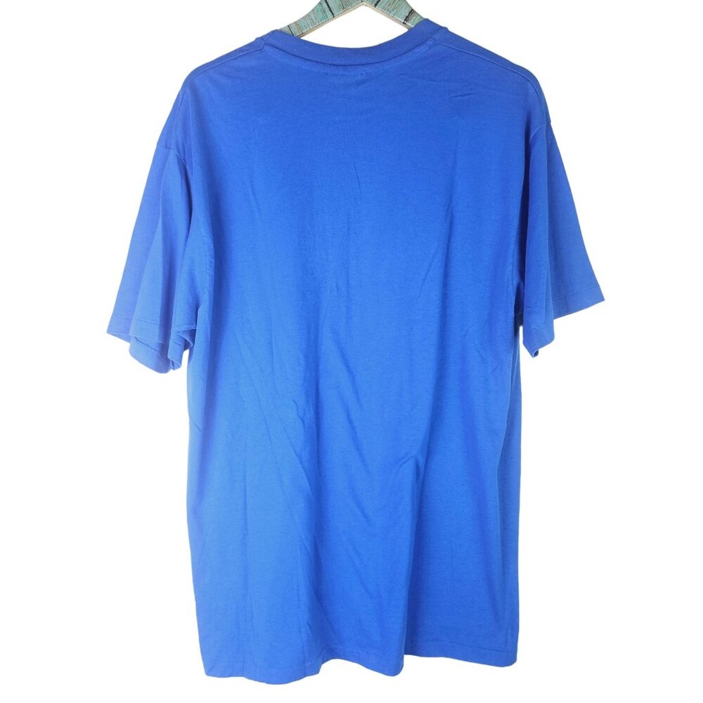Vtg 1980's "The Caribbean" Puffy Print Island Hop Hanes Fifty-Fifty Tops Sz XL - Picture 6 of 6